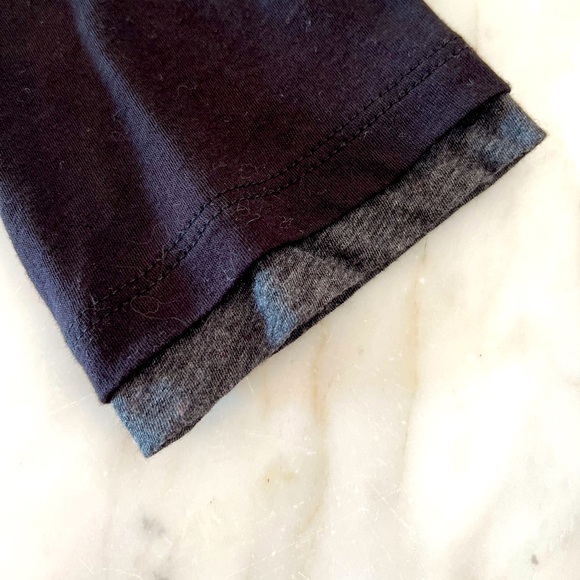 Vince Men's Pima Cotton Double Layer Baseball Crew Tee - Picture 2 of 9